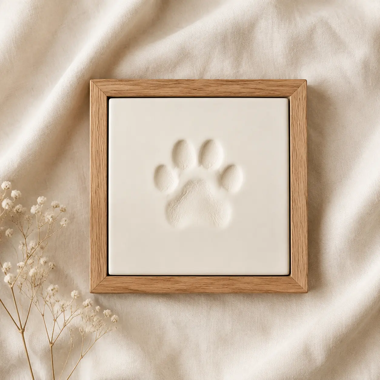 Paw impression keepsake